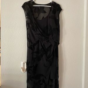 All saints black dress; comes with black slip dress